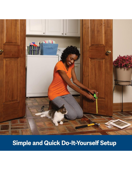 Puerta para Gatos PetSafe Cerradura 2 Vías 14.6x14.6cm