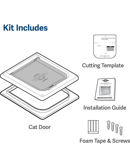 Puerta para Gatos PetSafe Cerradura 2 Vías 14.6x14.6cm