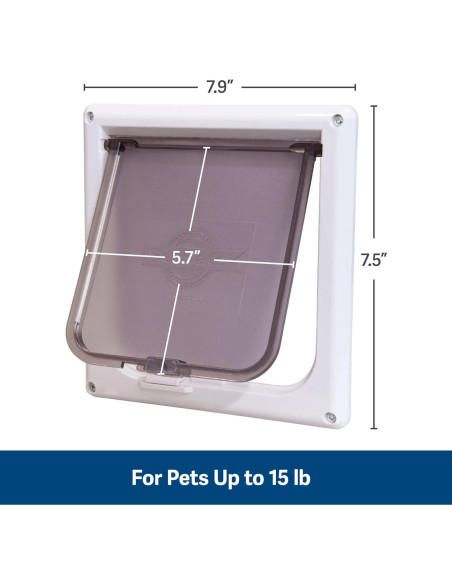 Puerta para Gatos PetSafe Cerradura 2 Vías 14.6x14.6cm