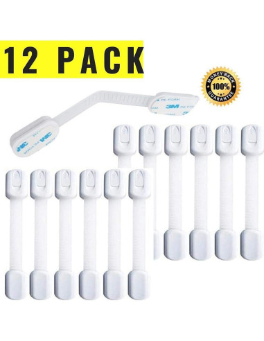 Bloqueos de Seguridad para Bebés Jessa Leona 14 Piezas Blanco