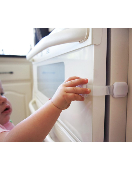 Bloqueos de Seguridad para Bebés Jessa Leona 14 Piezas Blanco