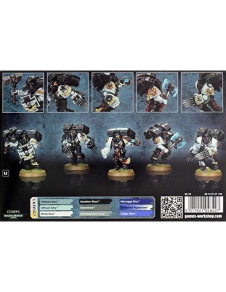 Escuadrón de Veteranos Vanguard Games Workshop 5 Marines Escuadrón de Veteranos Vanguard Games Workshop 5 Marines