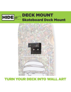 Soporte de Pared HIDEit para Tablas de Skate - Acero Resistente 2