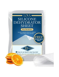 Hojas de Deshidratador Lova 12 Piezas 35.5x35.5cm Silicona
