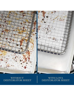 Hojas de Deshidratador Lova 12 Piezas 35.5x35.5cm Silicona 2