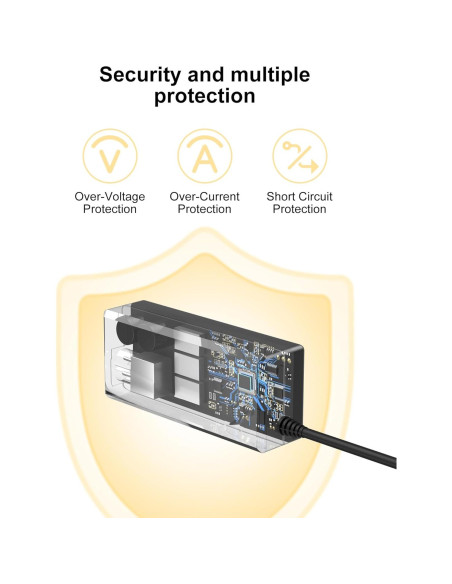 Cargador 42V 2A VHBW para Scooter Eléctrico Gotrax