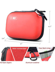 Kit de Primeros Auxilios I GO 85 Piezas Compacto Rojo 2