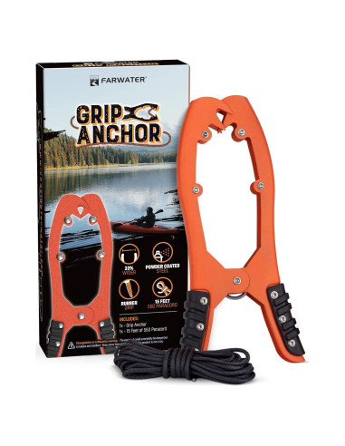 Agarradera de Ancla FARWATER para Kayak 4,57 m Naranja