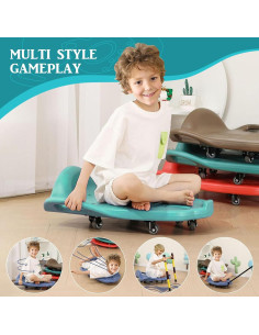 Tabla de Scooter LLYJJKUWL Verde para Niños 50x43 cm 2