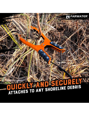 Agarradera de Ancla FARWATER para Kayak 4,57 m Naranja