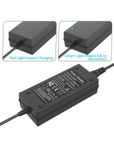Adaptador de corriente 42V 2A Toeaot para dispositivos 36V 2