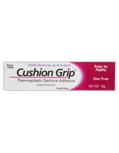 Adhesivo para Dentaduras Cushion Grip 10.16x3.30 cm Viaje