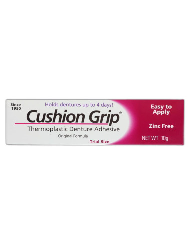 Adhesivo para Dentaduras Cushion Grip 10.16x3.30 cm Viaje