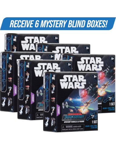 Star Wars Micro Galaxy Scout Caja Sorpresa 6 Vehículos 2.5 cm