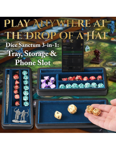 Estuche Premium Soar Forge para Dados D&D - Tapa Magnética