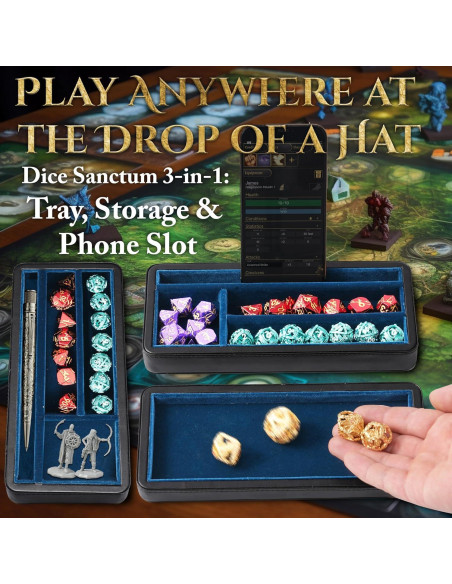 Estuche Premium Soar Forge para Dados D&D - Tapa Magnética