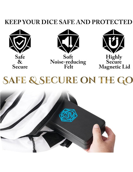 Estuche Premium Soar Forge para Dados D&D - Tapa Magnética