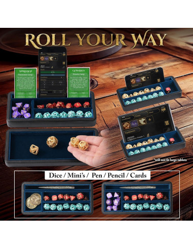 Estuche Premium Soar Forge para Dados D&D - Tapa Magnética