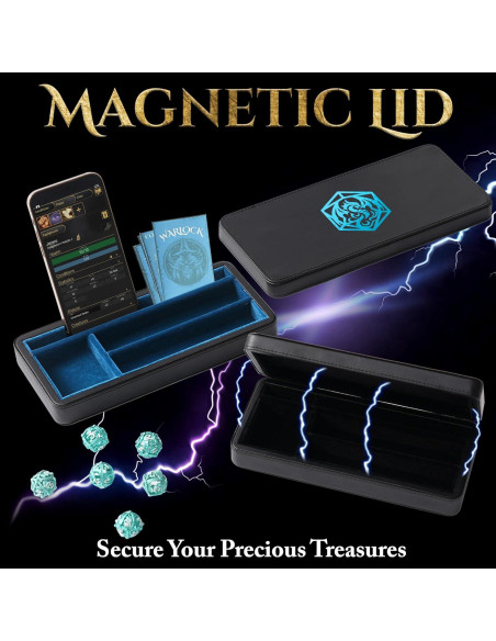 Estuche Premium Soar Forge para Dados D&D - Tapa Magnética