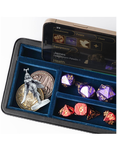 Estuche Premium Soar Forge para Dados D&D - Tapa Magnética