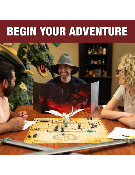 Pantalla DM 4 Paneles Tidyboss para Dungeons and Dragons