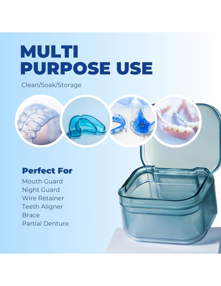 Estuche para Retenedores AHYUEE Naranja 3 en 1 Portátil