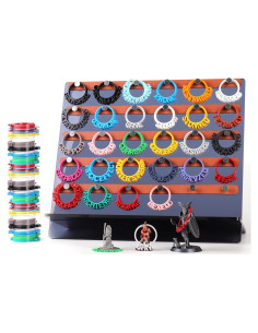 112 Anillos de Estado DND Byhoo con Soporte y Marcadores