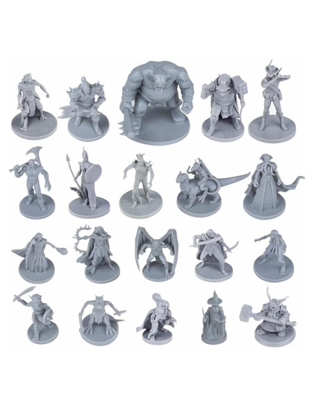 Miniaturas de Fantasía Path Gaming 20 Figuras D&D 28MM