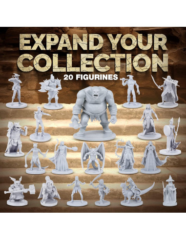 Miniaturas de Fantasía Path Gaming 20 Figuras D&D 28MM