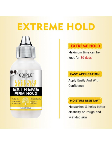 Kit Accesorios para Pelucas Goiple 29 Piezas con Pegamento