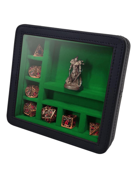 Estuche de Exhibición RPG Forged Dice Co. Verde para Dados