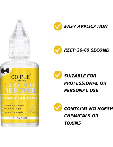 Kit Accesorios para Pelucas Goiple 29 Piezas con Pegamento