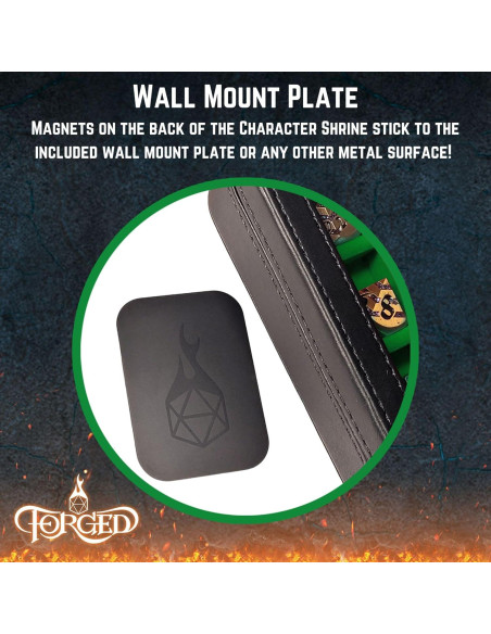 Estuche de Exhibición RPG Forged Dice Co. Verde para Dados