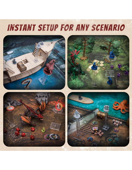 Soporte de Vuelo CZYY para Miniaturas Voladoras - Juego de 2