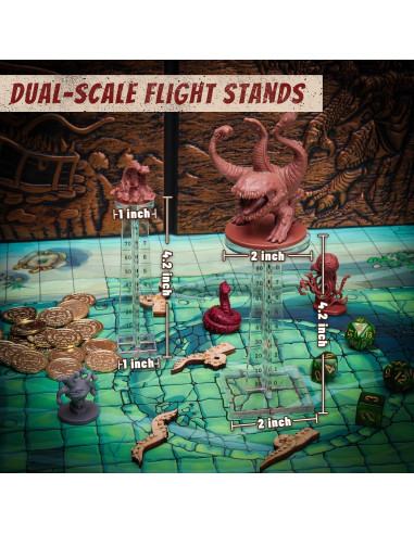 Soporte de Vuelo CZYY para Miniaturas Voladoras - Juego de 2