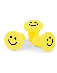 Tapones de Vino de Silicona Genérico Amarillo - 3 Piezas