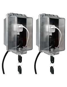 Caja de seguridad para salidas eléctricas Bebés 2 paquetes