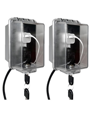 Caja de seguridad para salidas eléctricas Bebés 2 paquetes