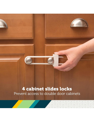 Juego de Seguridad Infantil Safety 1st 80 Pcs Blanco