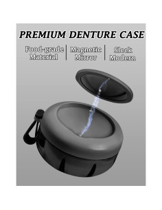 Caja de Dentaduras YCROJBK a Prueba de Fugas 9.5x9.5cm 2
