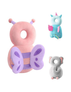 Mochila Protectora para Bebé JunNeng Mariposa Rosa 33.5x26.5cm