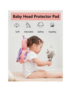 Mochila Protectora para Bebé JunNeng Mariposa Rosa 33.5x26.5cm 2