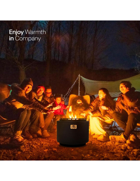 Hoguera Sin Humo FIGO HOME 45.72 cm Hierro Fundido