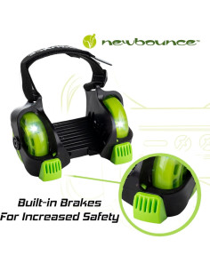 Patines de Rueda en el Talón New Bounce Ajustables Verde 2
