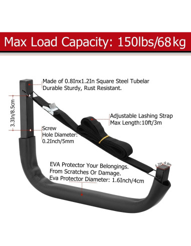 Ganchos de Almacenamiento Heavdace para Kayak 150 kg