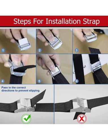 Ganchos de Almacenamiento Heavdace para Kayak 150 kg