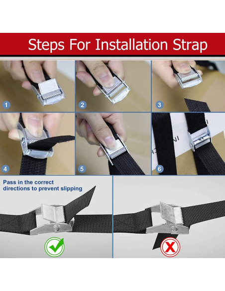 Ganchos de Almacenamiento Heavdace para Kayak 150 kg