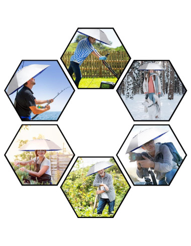 Sombrero Paraguas Plegable NEW-Vi para Pesca 94.9 cm