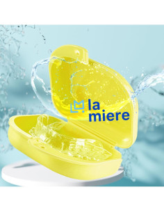 Estuche Dental Ortodóntico LA MIERE Limón 9.29x7.91cm 2