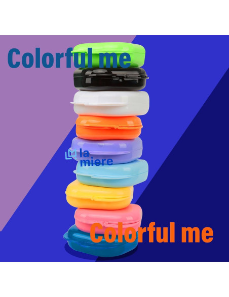 Estuche Dental Ortodóntico LA MIERE Limón 9.29x7.91cm